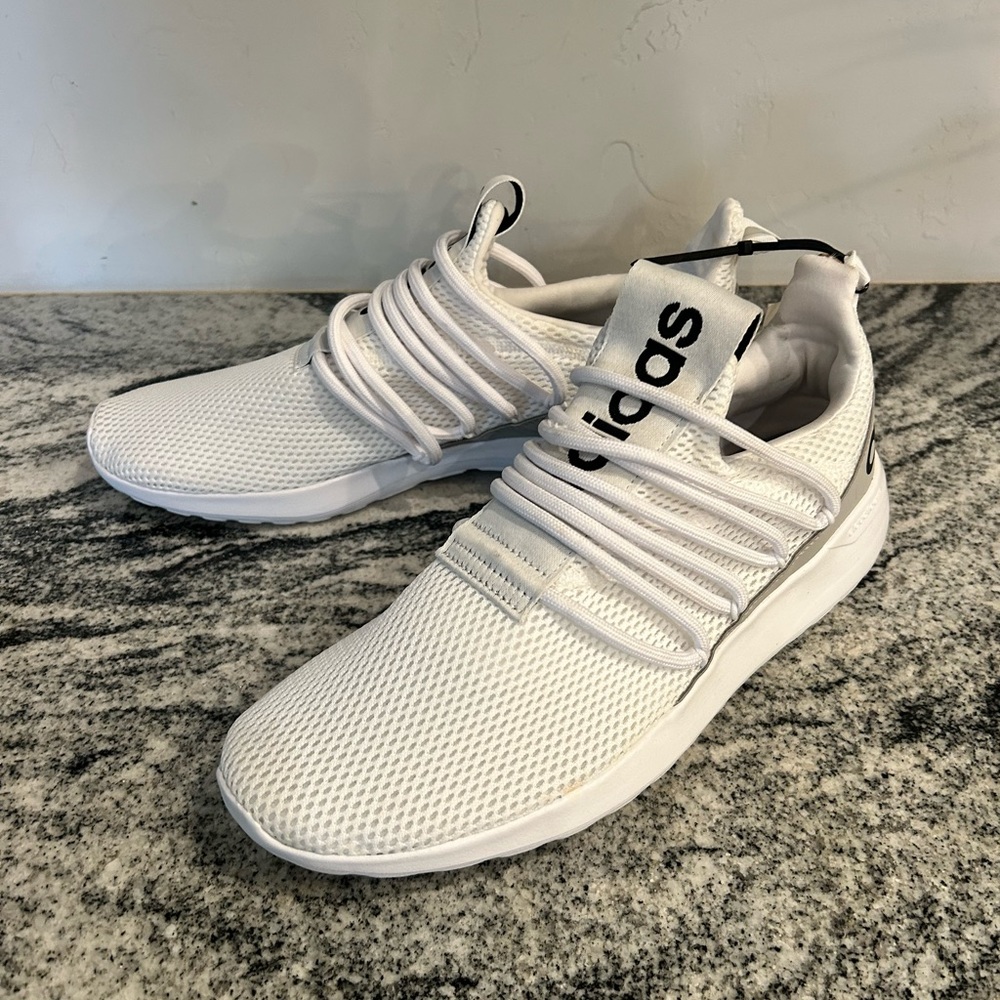 Adidas mens Lite Racer Adapt 3 Shoes size 10.5 White